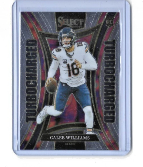 2024 Select Football Caleb Williams Turbocharged Rookie RC #11 Chicago Bears