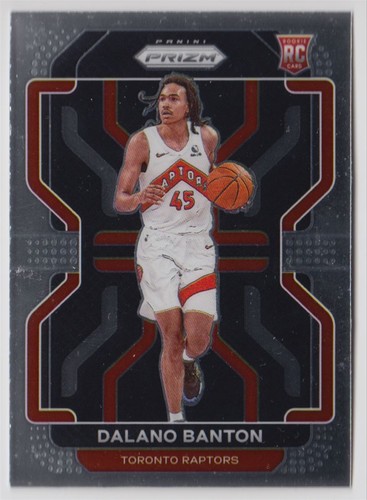2021-22 Panini Prizm Dalano Banton Rookie Toronto Raptors #328 - Zdjęcie 1 z 2