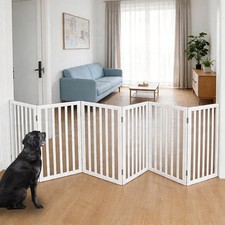 SFJC Dog Gate Indoor, Freestanding Dog Fence for The House, Doorways, Hallway...