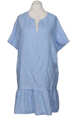 RIANI Kleid Damen Dress Damenkleid Gr. EU 44 Leinen Hellblau #oplqv5k