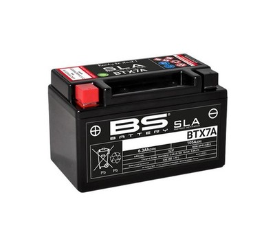 BS Batterie BTX7A SLA Motorradbatterie