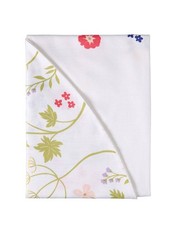 100 Cotton Floral Oblong Tablecloth 60 x 102 in Water Repellent Easy Care