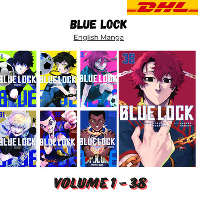 Blue Lock Volume 1-38 Manga Comic Series English Version Loose or Full Set