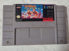 The Flintstones The Treasure of Sierra Madrock SNES Super Nintendo Game Original