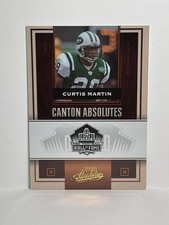 2007 Playoff Absolute Memorabilia #CA-9 Curtis Martin Canton Absolutes Gold #/50