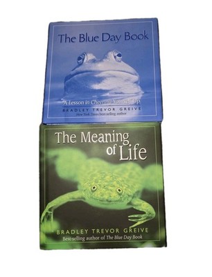 The Blue Day Book/ The Meaning Of LIFE Lot Of 2 Books by Bradley Trevor Grieve