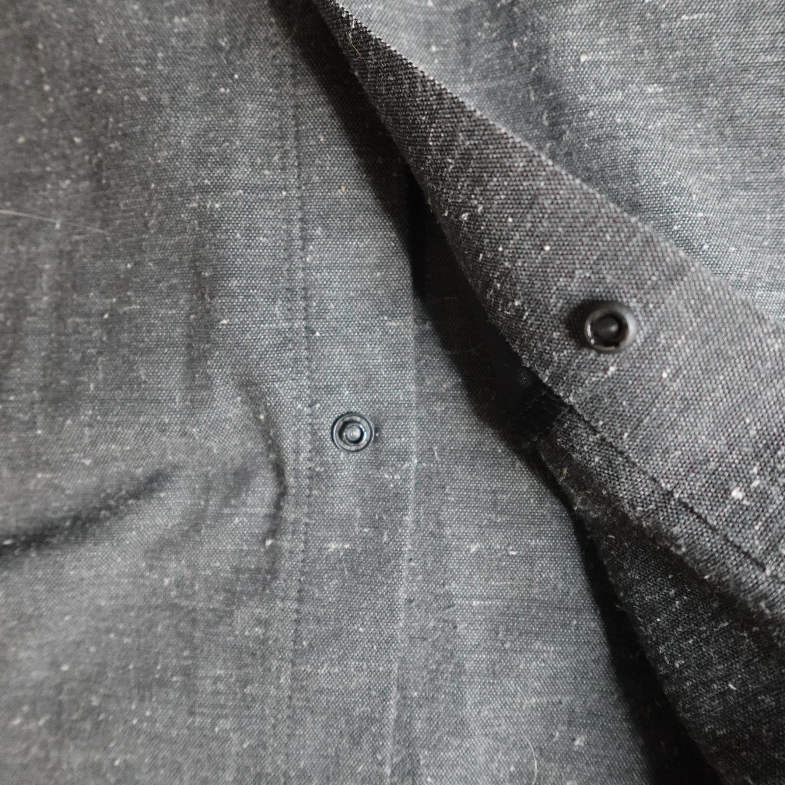 Lululemon Shirt Medium Gray Solid Hidden Placket … - image 7