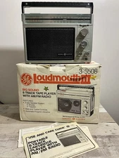 Nicest Serviced GE AM/FM Radio 8 Track Player "LOUDMOUTH III" (See Video In Use)