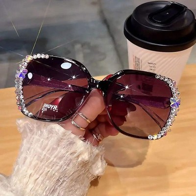 NEU Mode HD Diamant Polarisierte Sonnenbrille Damen Sonnenbrille Damen Fahrauge