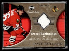 2006-07 Upper Deck Sweet Shot Dave Bolland Rookie 060/499 Chicago Blackhawks