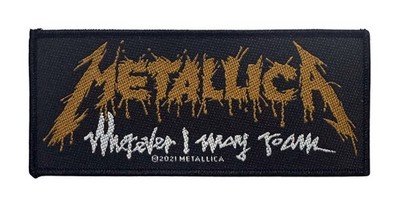 Metallica Wherever I May Roam Battle Jacket Sew On Woven Patch - OFFICIAL 21-27