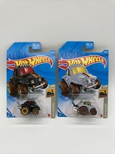 Hot Wheels #33 Baja Blazers ‘70 VOLKSWAGEN BAJA BUG Black & Gray (lot Of 2)