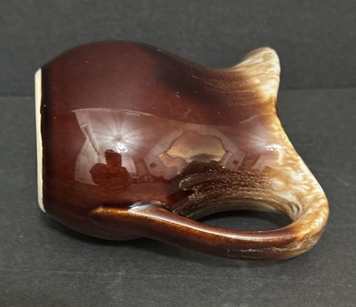 McCoy Brown Drip Glaze Creamer Small Pitcher Vintage - Picture 18 of 24