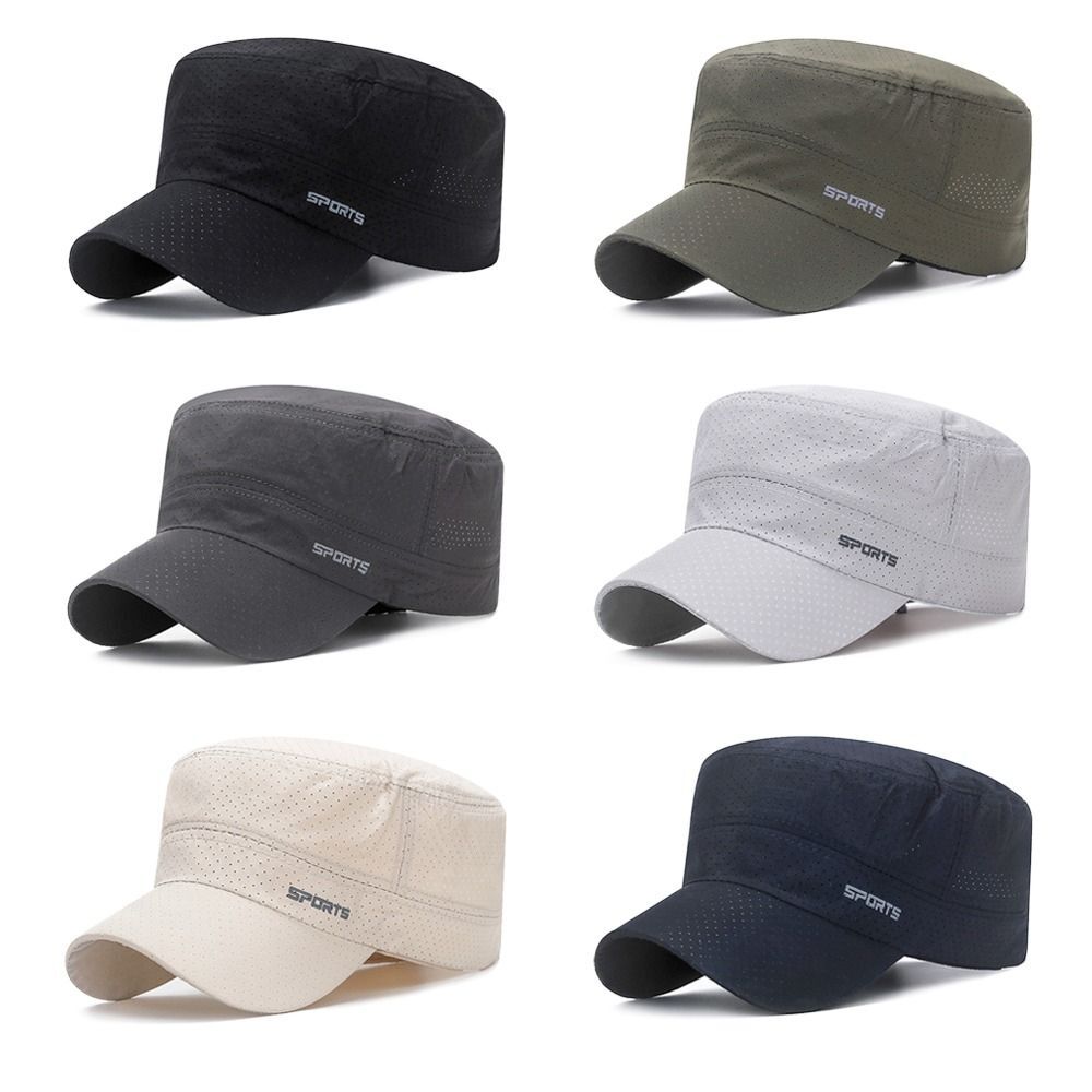 APL Cappellini superiori piatti regolabili cappello cadetti militare berretto osso