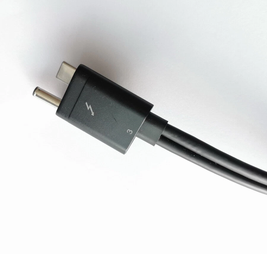 Thunderbolt Cable Cord 2ft 230W for HP Zbook G2 Laptop Dock L22301-001 - Image 3 of 4