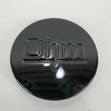 Ohm Wheels Center Cap PSC036 Gloss Black Wheel Hub Plastic Snap-In 2 1/4"