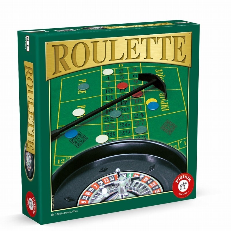 Gioco Della Roulette Casino Diametro 27 CM Con E Gettoni - Piatnik 6387
