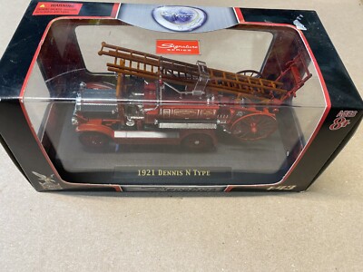1921 Dennis N Type Fire Engine Red 1/43 Diecast Car Model by Road Signature