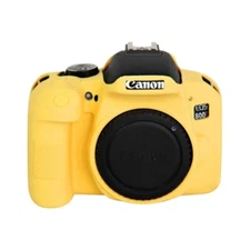 AMZER Soft Silicone Protective Case for Canon EOS 800D - Yellow