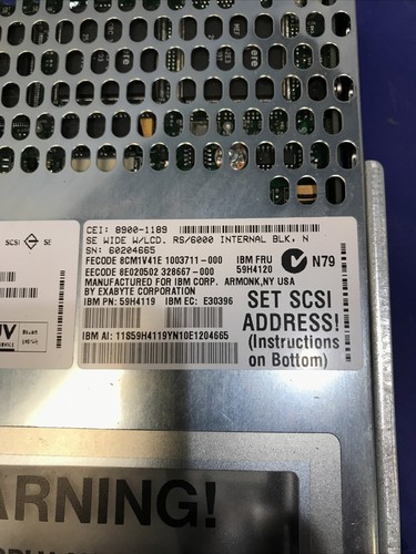 Lecteur de bande Exabyte EXB-8900 Mammoth 8 mm - Photo 3/11