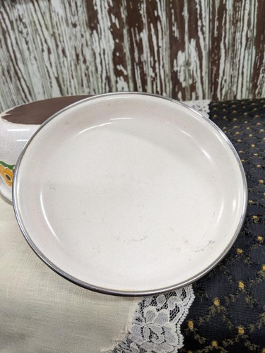 Vintage 70s Crowning Touch Harvest Blossom Cookware Pan w Lid And Mixing Bowl - Picture 9 of 11