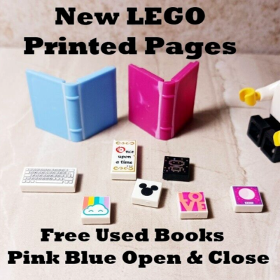 New LEGO Book Pages 1/2 Page Storybook FREE USED BOOKS Disney Love