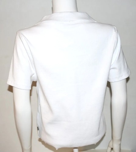 COTTON ON Womens Curve Active Tennis Polo T-Shirt Plus Sz 18 White Short Sleeve - Picture 5 of 8