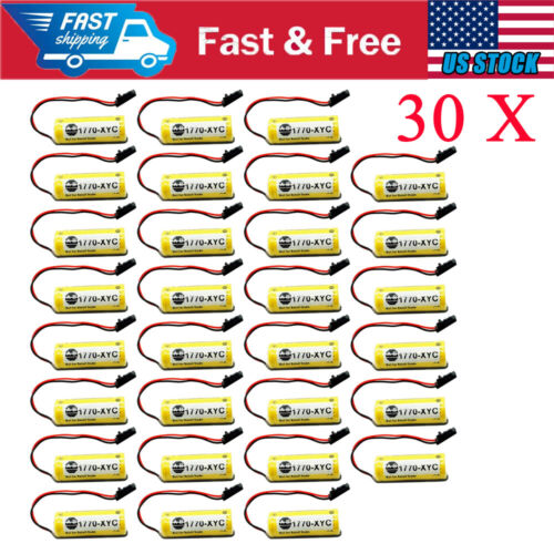 30 pcs 1800mAh 3V 1770-XYC PLC Battery For PLC-5 1770-XYC/A 1770-XYB 1756-BA1 US