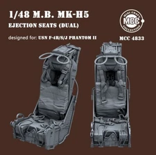 MCC 4833 1/48 M.B Mkh5 Ejection Seat - Navy for F-4 (2pcs)