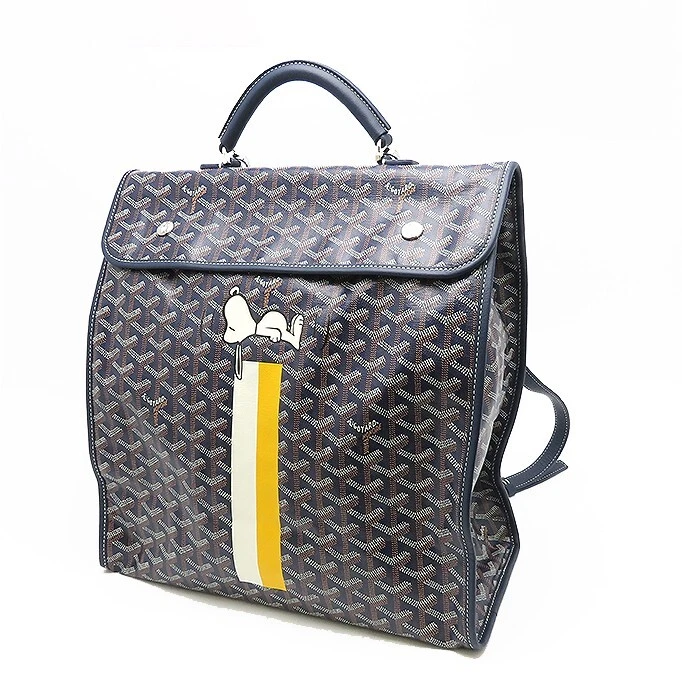 GOYARD x Snoopy Saint Leger Backpack Navy