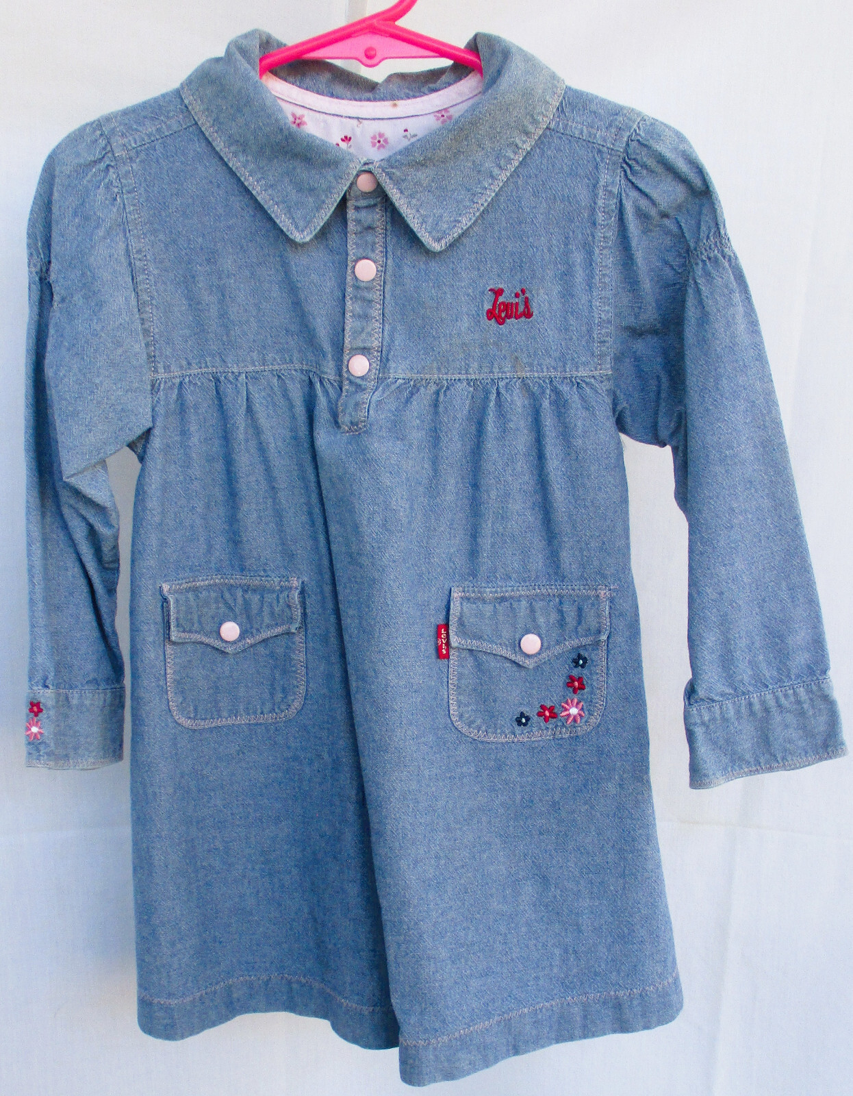 Levi’s Toddler Chambray Cotton Dress 3T