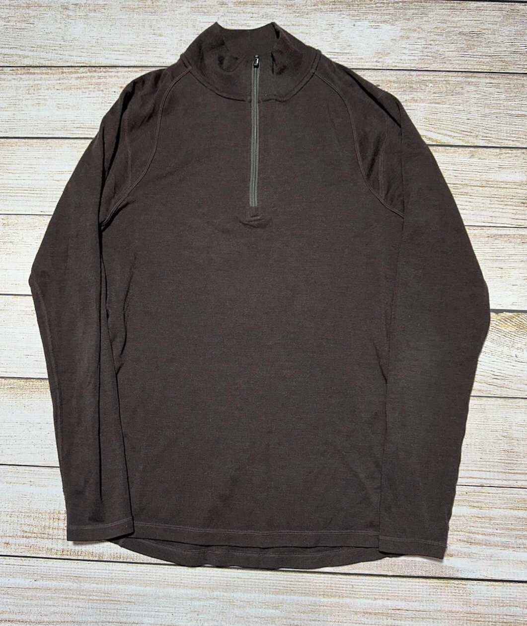 smartwool merino long sleeve pullover base-layer