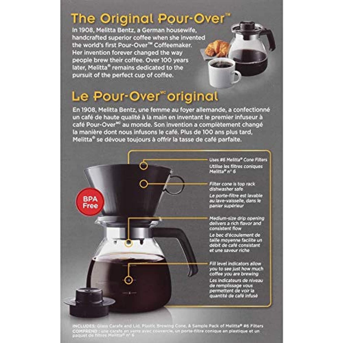 Melitta 640616 Coffee Maker, 52 oz, Glass Carafe 55437640619| eBay