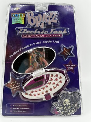 MGA Bratz Dolls Electric Funk Far Out Fashion Calculator and Mirror Sealed 2003
