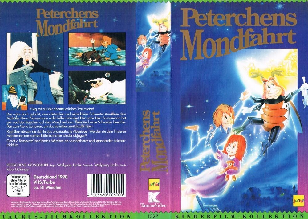 PETERCHENS MONDFAHRT (1990) WOLFGANG URCHS - ANIMATION - GERMAN