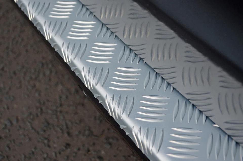 Para mercedes vito w447 (2015- Parachoques Trasero Protector Rasguño Anodizado - Imagen 3 de 4