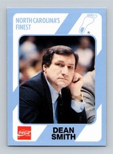 Dean Smith 1989 Collegiate Collection North Carolina's Finest #2 HOF MINT