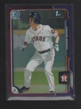 CONOR BIGGIO 2015 BOWMAN CHROME DRAFT  PURPLE REFRACTOR CARD #169  /250