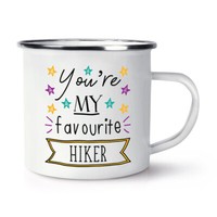 You're Mein Favorit Hiker Stars Emaille Becher Tasse Camper Wandern Worlds Best