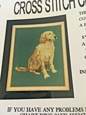 Stitch Pics Charts Golden Retriever Dog - Cross stitch CHART ONLY