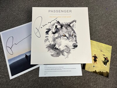 Seltene PASSENGER The Boy Who Cried Wolf SIGNIERTE LP Vinyl Schallplatte & EXTRAS!