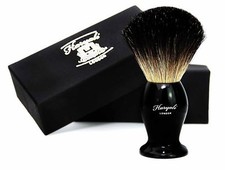 Wet Shave Black Badger Hair Shaving Brush for Men's with Brass Handle By HARYALI