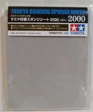 Tamiya 87170, Sanding sponge sheet, 2000 grit.