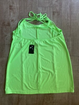 Nike Sportswear DH3017-345 Icon Clash In Lime Glow Women's Dress Size 1XL NWT