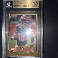 2011 Bowman Chrome- Gold Rookie Preview Insert #BCR-8 A.J. Green (RC) BGS 9.5