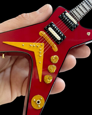 Classic Dean ML Vintage Red Rocker Mini Guitar - Officially