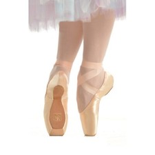 GAYNOR MINDEN USA MADE SLEEK 4 BOX HARD DEEP VAMP HIGH HEEL POINTE SHOES