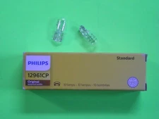 License Plate Light Bulb-Standard - Philips 12961CP   QTY OF 2 BULBS W5W