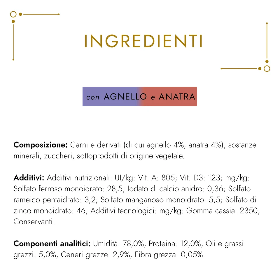 Purina Gold Pastete Feuchte Katze Lamm und Ente 24 Dosen à 85 g - Bild 3 von 3