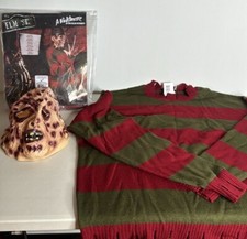 Freddy Krueger Halloween costume a nightmare on Elm St., size extra large New